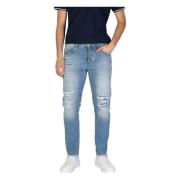 Slim Jeans Lente/Zomer Collectie 100% Katoen Antony Morato , Blue , He...