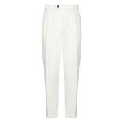 Witte Broek met Pences Eleventy , White , Heren