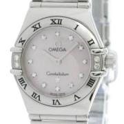 Pre-owned Stainless Steel watches Omega Vintage , Pink , Dames