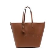 Monogram Tote Bag met Slimme Handvatten Stella McCartney , Brown , Dam...