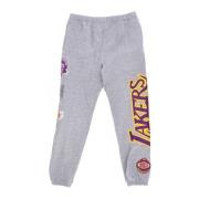 NBA Team Origins Fleece Broek Mitchell & Ness , Gray , Heren