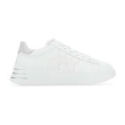 Witte Nappa Leren Rebel Sneakers Hogan , White , Dames