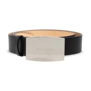 Leren riem Dsquared2 , Black , Heren