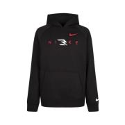 Jongens hoodie zwart stijlvol 3Brand Nike , Black , Heren