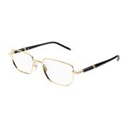 Metalen optische monturen Aw24 Montblanc , Yellow , Heren