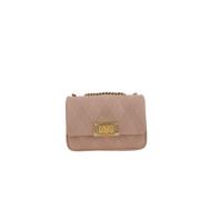 Gewatteerde schoudertas met VLogo-studs Valentino Garavani , Beige , D...