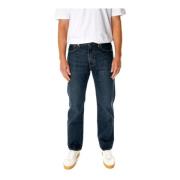 555™ Relaxed Straight Fit Mid Taille Jeans Levi's , Blue , Heren