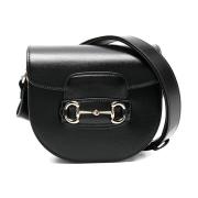 Stijlvolle Leren Tas voor Vrouwen Gucci , Black , Dames