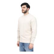 Beige Crewneck Sweatshirt Minimal Design Calvin Klein Jeans , Beige , ...