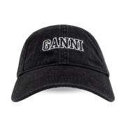 Zwarte Stijlvolle Hoeden Ganni , Black , Dames