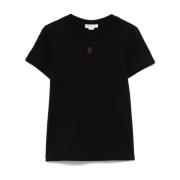 Zwarte T-shirts en Polos Alexander McQueen , Black , Dames