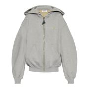 Logo sweatshirt The Attico , Gray , Dames