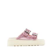 Geborduurde Ale Slides Casadei , Pink , Dames