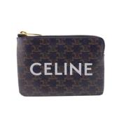 Pre-owned Plastic clutches Celine Vintage , Black , Dames