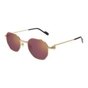 Ct0500S 002 Sunglasses Cartier , Yellow , Unisex