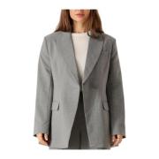 Veelzijdige Welma Blazer voor Vrouwen Minus , Gray , Dames