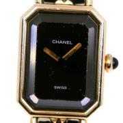 Pre-owned Metal watches Chanel Vintage , Black , Dames