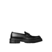 Elegante leren mocassins met diamantafwerking Jimmy Choo , Black , Dam...