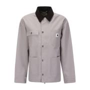 Katoenen Ritsjas met Fluweel Kraag Carhartt Wip , Gray , Dames