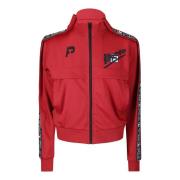 Cropped Tracksuit Jacket Prototypes , Red , Heren