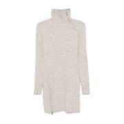 Beige High Neck Dress Aw24 Isabel Marant Étoile , Beige , Dames