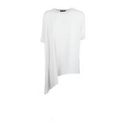 Casual Katoenen T-Shirt voor Vrouwen Fabiana Filippi , White , Dames