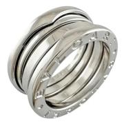 Pre-owned White Gold rings Bvlgari Vintage , Gray , Dames