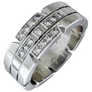 Pre-owned White Gold rings Cartier Vintage , White , Dames