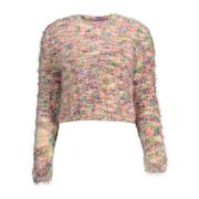 Roze Longsleeve Top Contrast Details Desigual , Pink , Dames