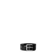 Studded Echt leren riem Carhartt Wip , Black , Heren