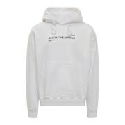 Tegenovergestelde Print Hoodie Off White , White , Heren