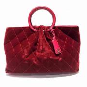 Pre-owned Fabric handbags Chanel Vintage , Red , Dames