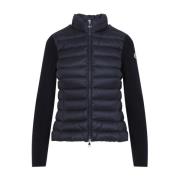 Navy Tricot Vest Moncler , Blue , Dames