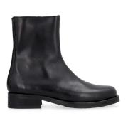 Leren enkellaarzen met Vibram zool Our Legacy , Black , Heren