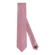 Roze Zijden Stropdas Ermenegildo Zegna , Pink , Heren