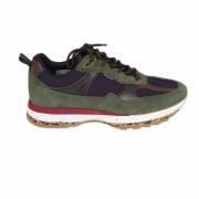 Navy Mesh Camo Basket Sneakers Paul Smith , Green , Heren