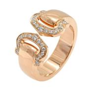 Pre-owned Rose Gold rings Cartier Vintage , Pink , Dames