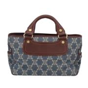 Pre-owned Canvas celine-bags Celine Vintage , Blue , Dames