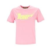 Casual Katoenen T-shirt Gucci , Pink , Dames