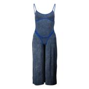 Grijze D-Wow Body Jurk Diesel , Blue , Dames