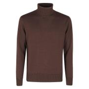 Stijlvolle Gebreide Top Altea , Brown , Heren