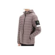 Lichtgewicht Gewatteerde Donsjas Stone Island , Gray , Heren