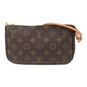 Pre-owned Canvas pouches Louis Vuitton Vintage , Brown , Dames