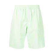 Groene Logo Zwemshorts Y-3 , Green , Heren