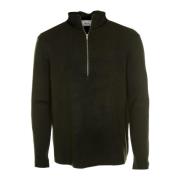 Milano Half-Zip Sweatshirt Nn07 , Brown , Heren