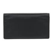 Pre-owned Leather wallets Hermès Vintage , Black , Dames