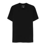 Zwarte korte mouw Tee Y-3 , Black , Heren