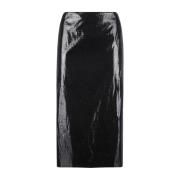 Zwarte potlood midi rok Alexander McQueen , Black , Dames