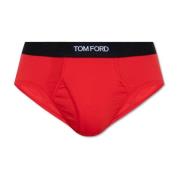 Onderbroeken met logo Tom Ford , Red , Heren