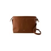 Leather crossbody-bags A.p.c. , Brown , Dames